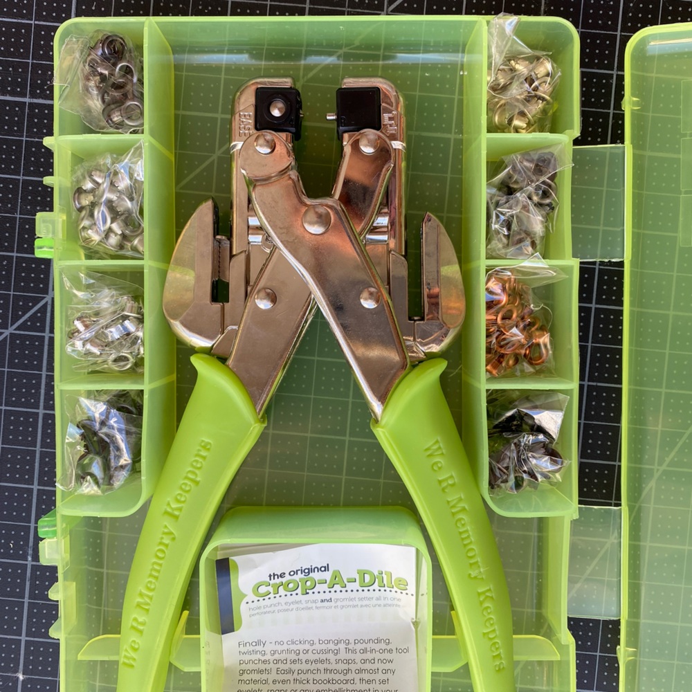 The Original Crop-A-Dile Rivet Punch Tool by We R Memory Keepers NWOTS